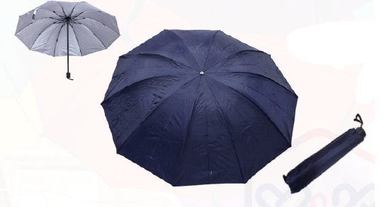 SOMBRILLA CORTA ANTISOLAR 65CM 10V